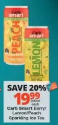 Checkers Carb Smart Sparkling Ice Tea offer