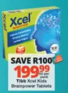 Tibb Xcel Kids Brainpower Tablets
