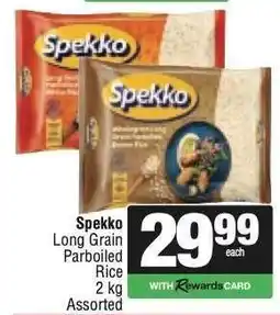Spar Spekko Long Grain Parboiled Rice offer