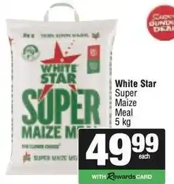Spar White Star Super Maize Meal 5 kg offer