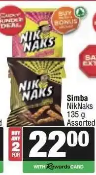 Spar Simba NikNaks offer