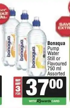 Spar Bonaqua Pump Water offer