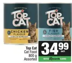 Spar TOP CAT CAT FOOD offer