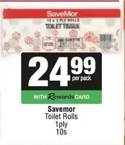 Spar Savemor Toilet Rolls offer