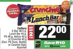 Spar Cadbury Assorted Bars offer