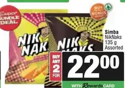 Spar Simba NikNaks offer
