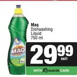 Spar MAQ DISHWASHING LIQUID offer