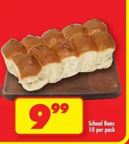Shoprite SCHOOL BUNS 10 per pack offer