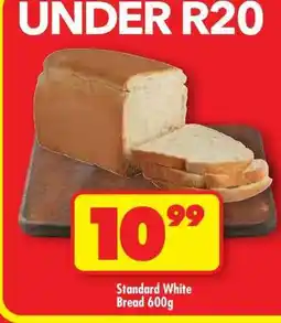 Shoprite STANDARD WHITE BREAD 600g offer