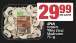 KwikSpar SPAR freshline White Sliced Mushrooms offer