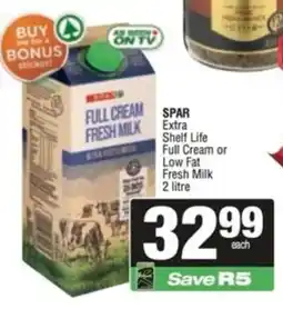 KwikSpar FULL CREAM FRESH MILK offer