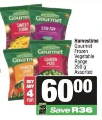 Harvestime Gourmet Frozen Vegetable Range Assorted