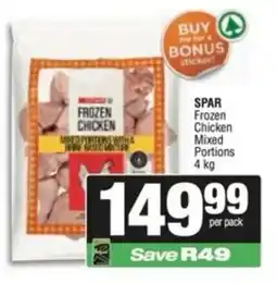 KwikSpar SPAR Frozen Chicken Mixed Portions offer