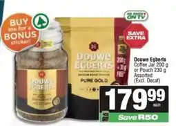 SuperSpar Douwe Egberts Pure Gold Assorted offer