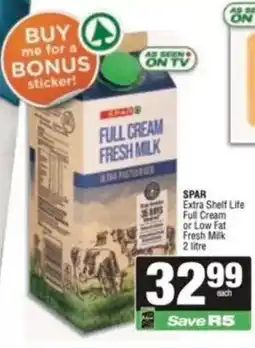 SuperSpar FULL CREAM FRESH MILK offer