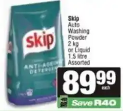 SuperSpar Skip Auto Washing Powder Assorted offer