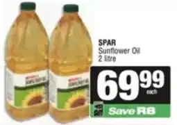 SuperSpar Sunflower Oil offer
