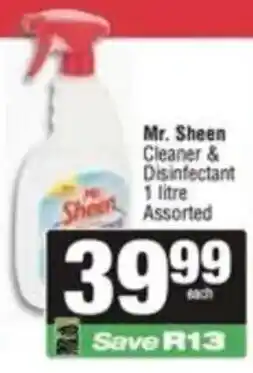 SuperSpar Mr. Sheen Cleaner & Disinfectant Assorted offer