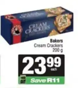 SuperSpar Bakers Cream Crackers offer