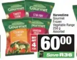 SuperSpar Harvestime Gourmet Frozen Vegetable Range Assorted offer