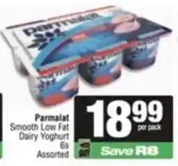 SuperSpar Parmalat Smooth Low Fat Dairy Yoghurt Assorted offer