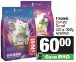 SuperSpar Froozels Comets Cereal Assorted offer