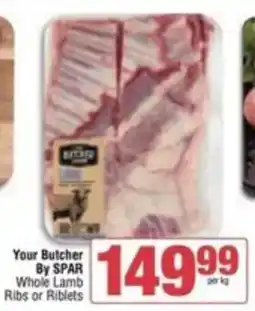 SuperSpar Your Butcher By SPAR Whole Lamb Ribs or Riblets offer