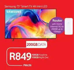 Makro Samsung 75” Smart TV 4K mini LED offer