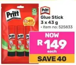 Game Pritt Glue Stick offer