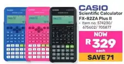 Game CASIO Scientific Calculator FX-82ZA Plus II offer