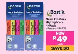Game Bostik Neon Twisters Highlighters 4-Pack offer
