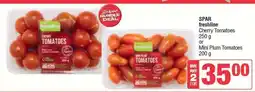 Spar SPAR freshline Cherry Tomatoes or Mini Plum Tomatoes offer