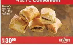 Spar Pieman's Mini Pies offer