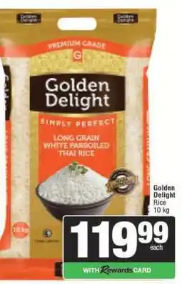 Spar Golden Delight Rice 10 kg offer