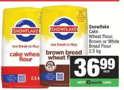 Spar Snowflake Cake Wheat Flour, Brown or White Bread Flour offer