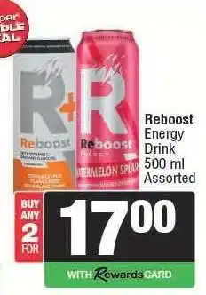Spar Reboost Energy Drink offer