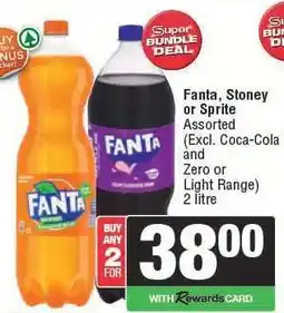 Spar Fanta, Stoney or Sprite offer