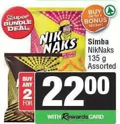 Spar Simba NikNaks offer