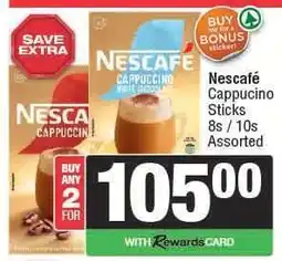 Spar Nescafé Cappuccino Sticks offer