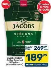 Pick n Pay Hypermarket Jacobs - instant coffee assorted offer