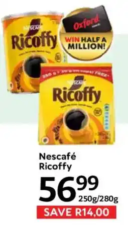 Oxford Freshmarket Nescafé Ricoffy offer
