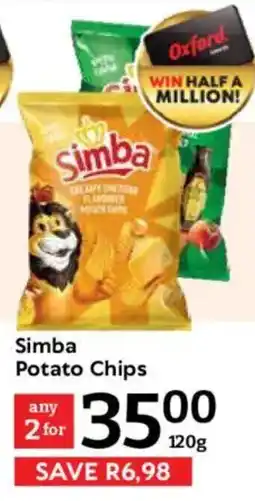 Oxford Freshmarket Simba Potato Chips offer