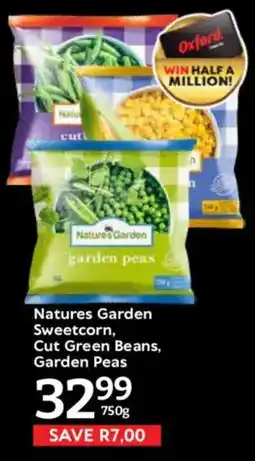 Oxford Freshmarket Natures Garden Sweetcorn, Cut Green Beans, Garden Peas offer