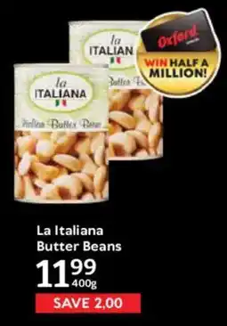 Oxford Freshmarket La Italiana Butter Beans offer