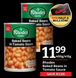 Oxford Freshmarket Rhodes Baked Beans in Tomato Sauce offer