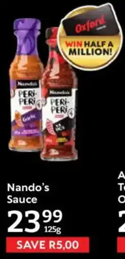 Oxford Freshmarket Nando's Sauce offer