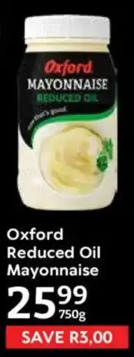 Oxford Freshmarket Oxford Reduced Oil Mayonnaise offer