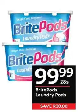 Oxford Freshmarket BritePods Laundry Pods offer