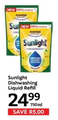 Oxford Freshmarket Sunlight Dishwashing Liquid Refill offer