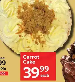 Oxford Freshmarket Carrot Cake offer